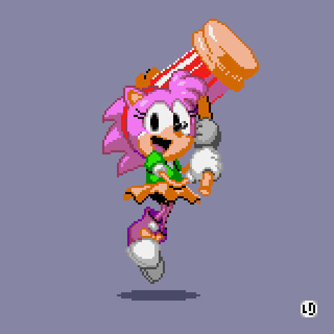 Amy Rose Pixel Art